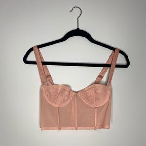 PINK OH POLLY CORSET TOP